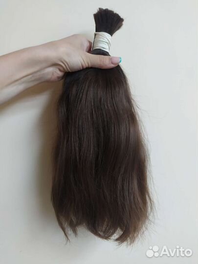 Волосы для наращивания срез донорский 40 см