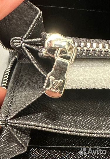 Портмоне Louis Vuitton Черное Люкс