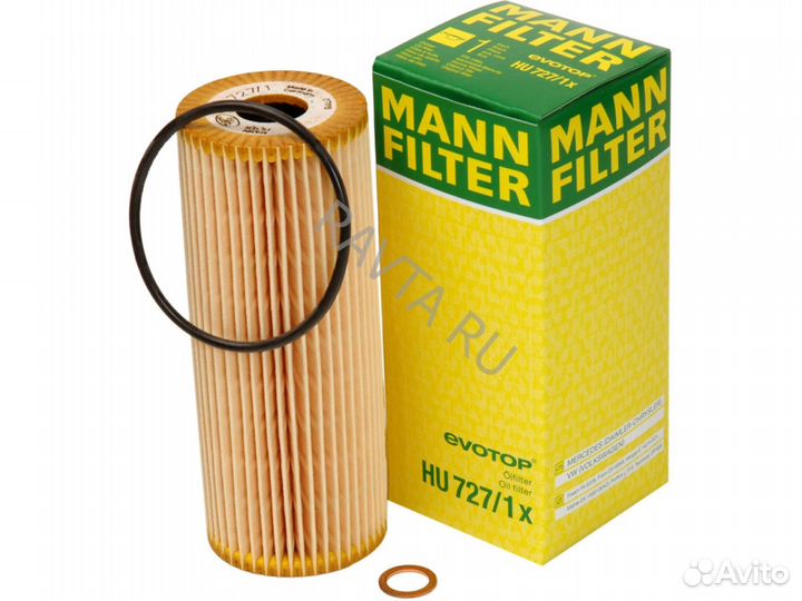 Фильтр масляный mann-filter HU 727/1 X