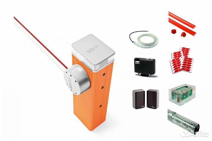 Nice l9bar9bdkit1 шлагбаум автоматический 9 метров