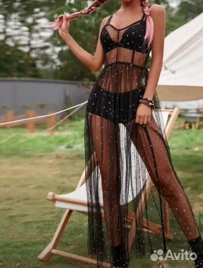 Платье прозрачное, для фотосессий