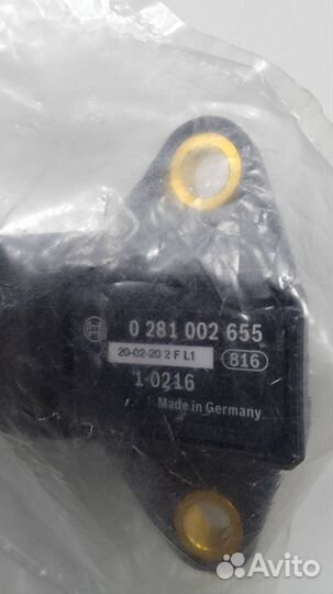 Датчик давления воздуха турбины Bosch 0281002655