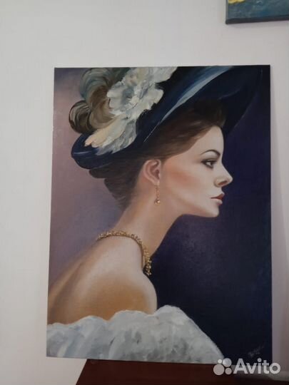 Картина маслом портрет незнакомки