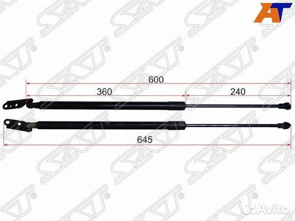 Амортизатор крышки багажника nissan X-trail