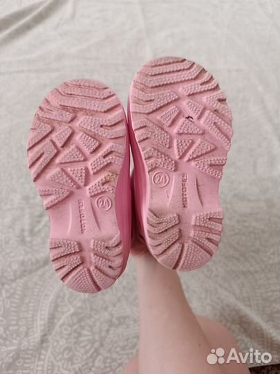 Сапоги резиновые на девочку 24р