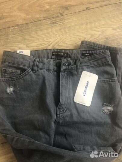 Новые джинсы mom Waikiki 26