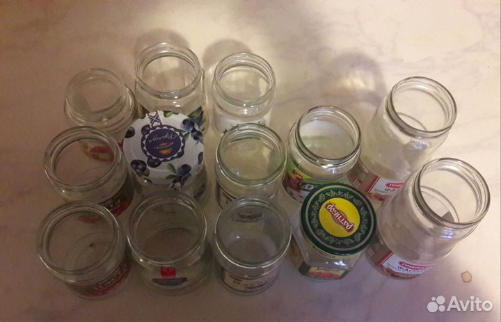 Стеклянные банки (разных размеров)