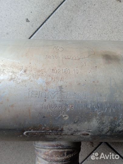 Глушитель bmw х5 е70