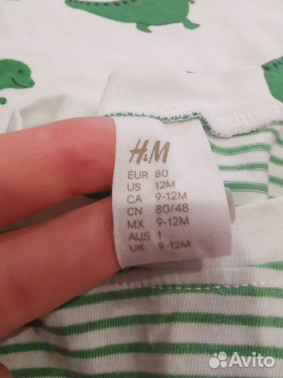 Футболки h&m 80 для мальчика