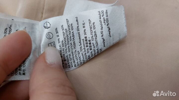 Пальто женское h&m шерсть