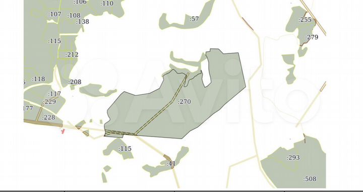 Участок 96,27 га (СНТ, ДНП)