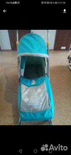 Санки коляска ника