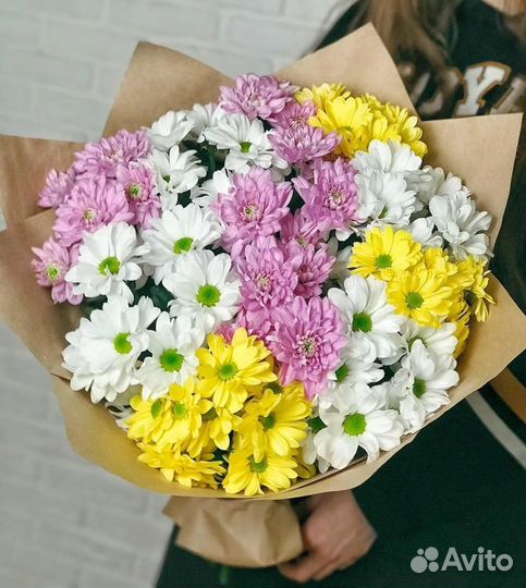 Букет из хризантем 11 21 31 41 51