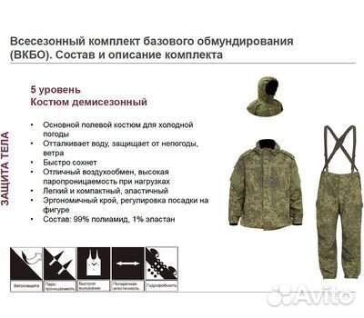 Костюм дмс вкпо