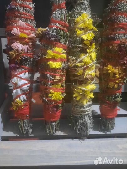 Скрутки из трав для чистки дома.Разнотравье