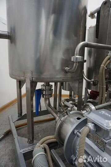 Проточный пластинчатый пастеризатор-охладитель