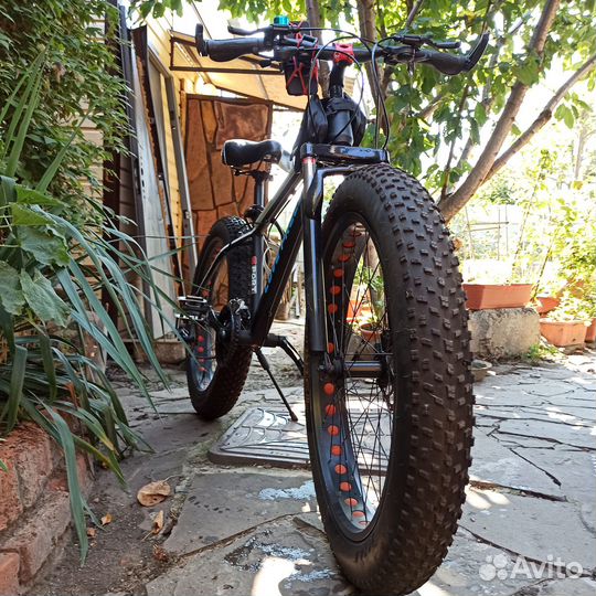 Фэтбайк,24 скорости,горный велосипед.26х4.алюминий