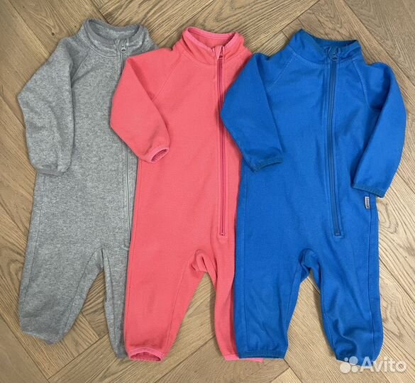 Флисовый комбинезон поддева Lassie 74 80