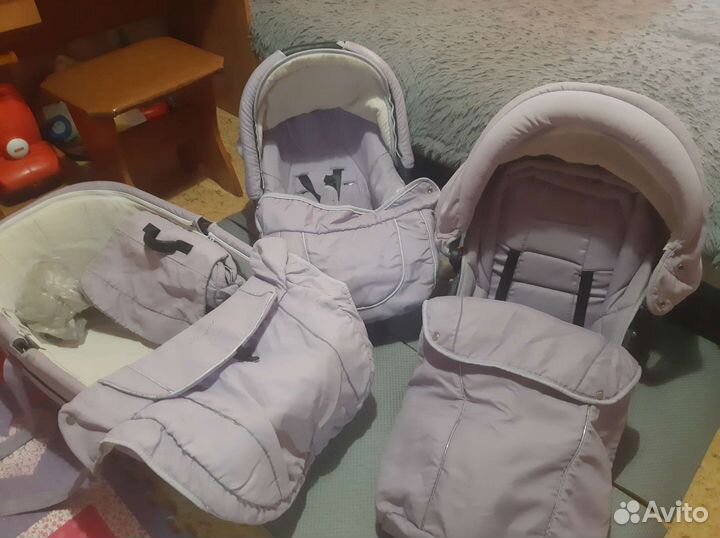 Детские коляски 3в1 бу