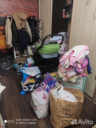 Детские вещи, комбинезон зимний много