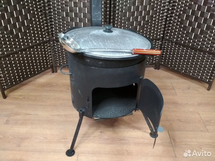 Казан узбекский 16 л с печкой