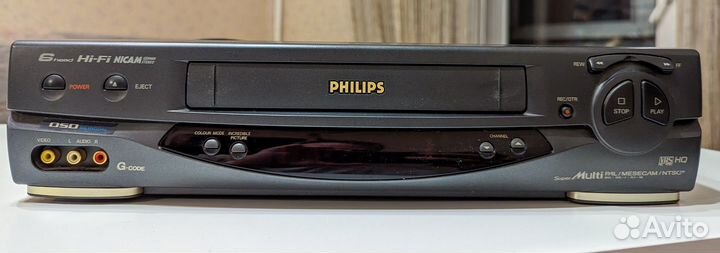 Hi-Fi Stereo видеомагнитофон VHS Philips VR 797/55
