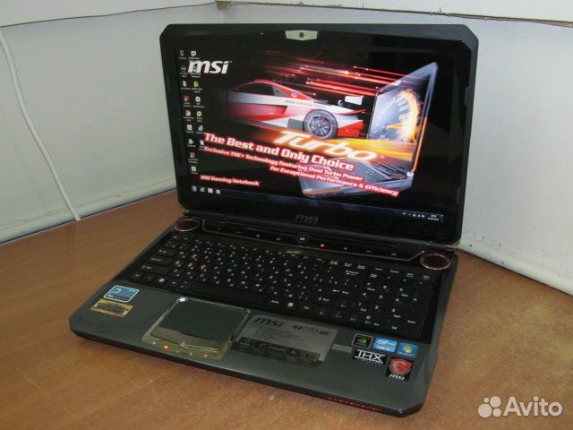 Игровой MSI Core I7-8ядер/10GB/GTX 570M-4гб/FullHD