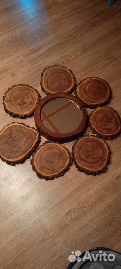 Спилы Вяза для декора стен