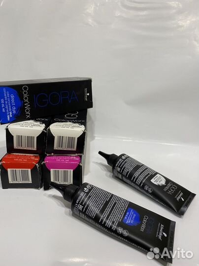 5шт Краска тонирующая Schwarzkopf Color Worx Igora