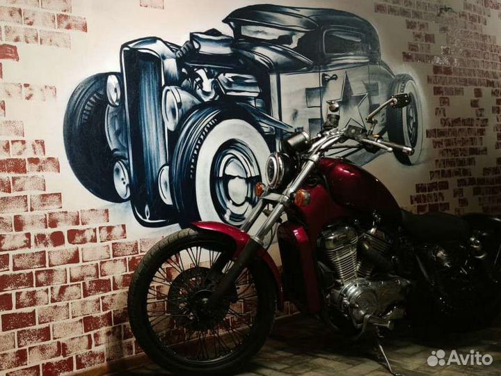 Эконом Граффити оформление/ Роспись стен