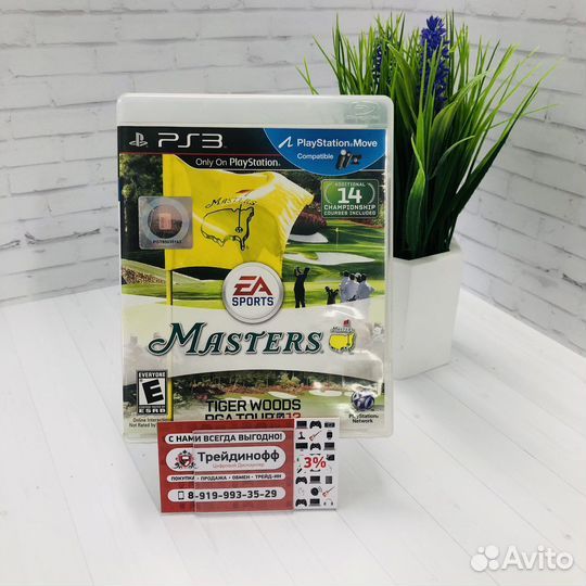 Диск ps3 masters tiger wood S tour 12