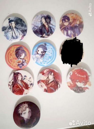 Значки с аниме