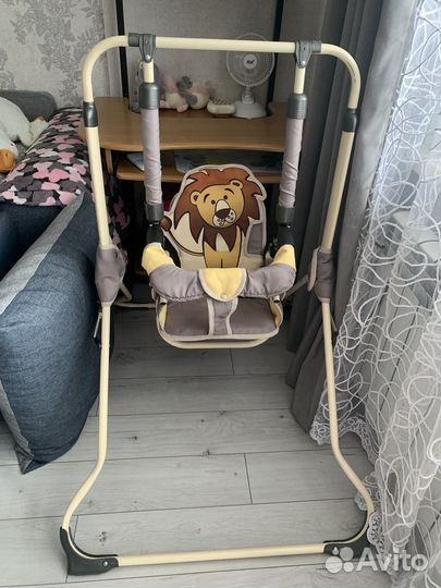 Детские качели напольные