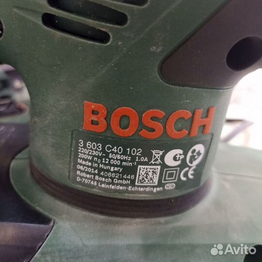 Плоскошлифовальная машина Bosch PSS 200 AC