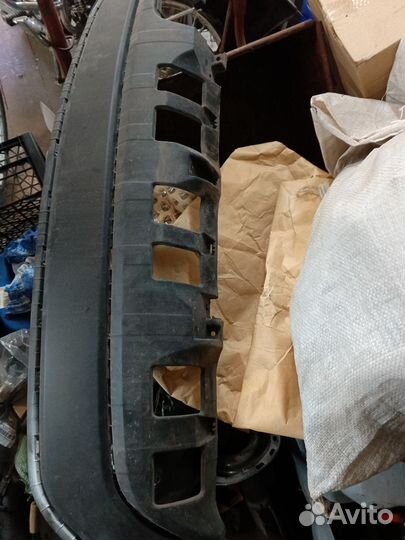 Губа заднего бампера киа Рио х- лайн