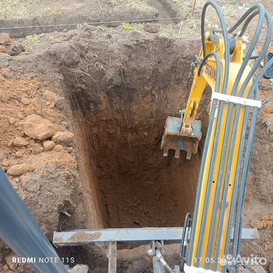 Услуги мини экскаватора копка земляные работы