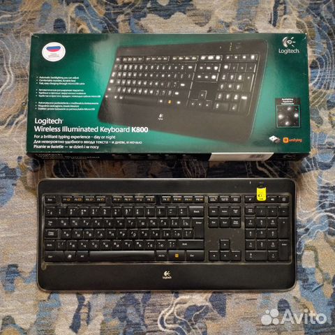 Беспроводная клавиатура с подсветкой Logitech K800 купить в Петергофе ...