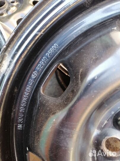 Штампованные диски r14 4x100