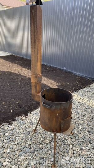 Печь под казан 10л б/у