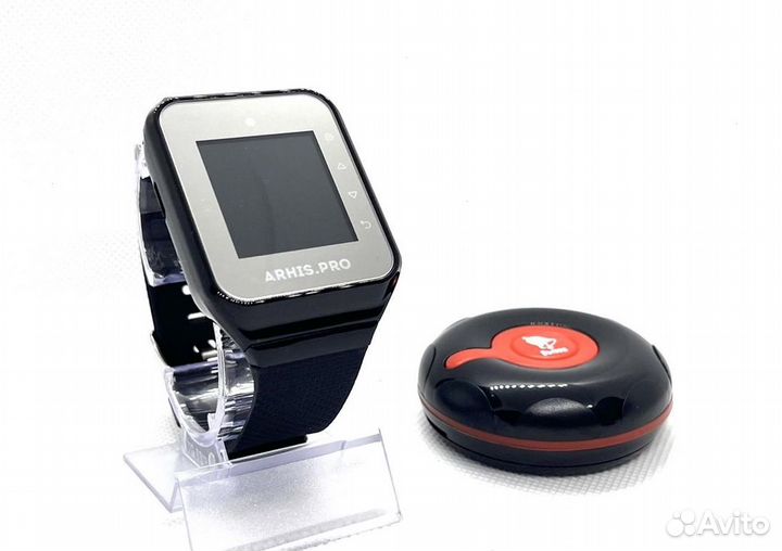 Кнопка вызова официанта персонала Классик и часы