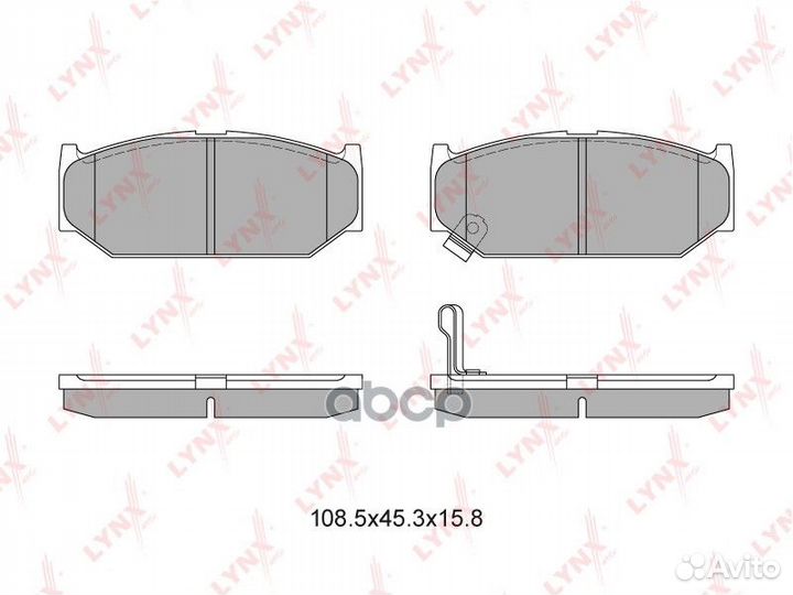 Колодки тормозные дисковые перед BD7303 LYN