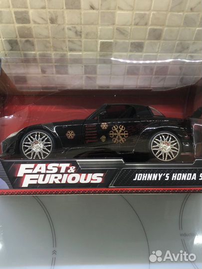Jada форсаж 1:24 honda s2000