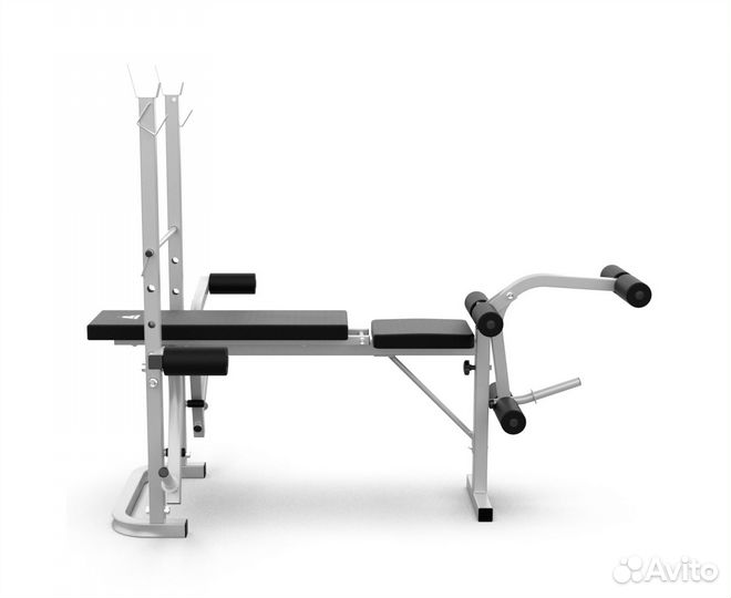 Скамья со стойками под штангу DFC D742