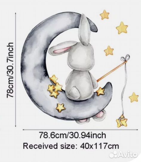 Наклейка на стену