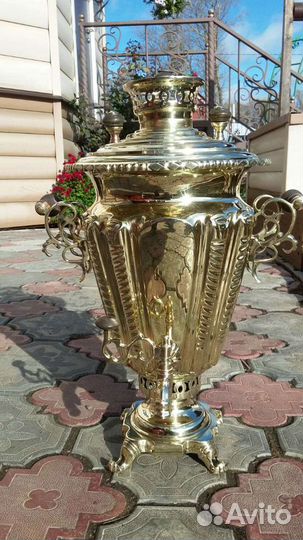 Самовар с венецианскими ручками