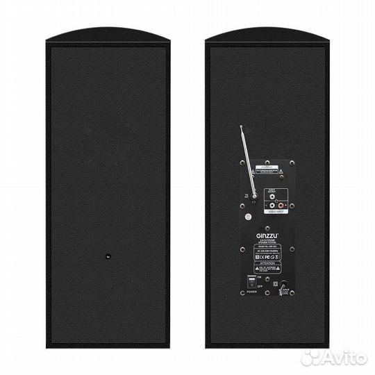 Акустическая система 2.0 Ginzzu GM-301