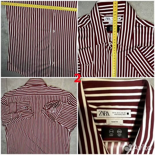 9 рубашек Zara maag (XL-XXL, пог 55-58 см) по 600