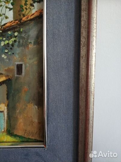 Винтажная итальянская картина маслом