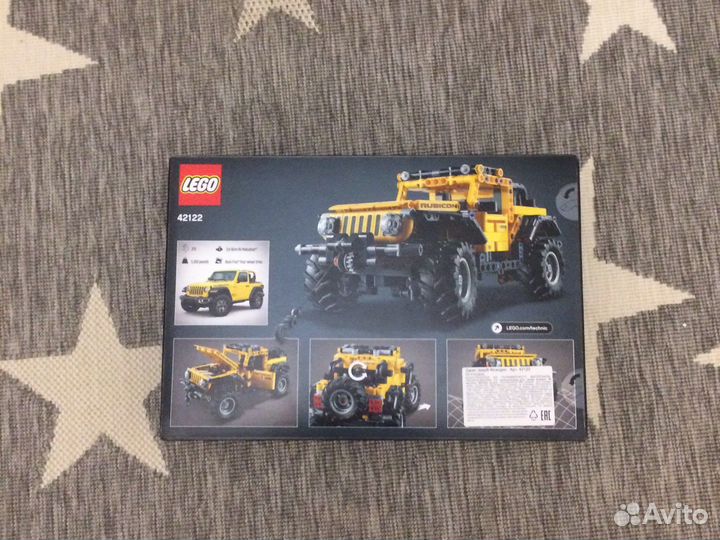 Конструктор Лего техник jeep wrangler (новый)