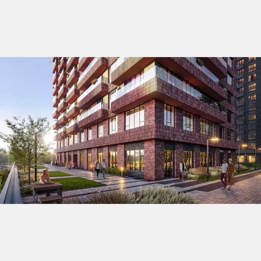 Своб. планировка, 20 м², 12/30 эт.